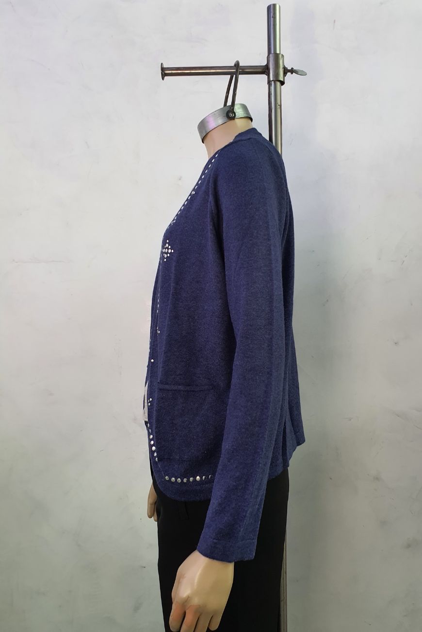 Saco Martina Con Bolsillo y Tachas