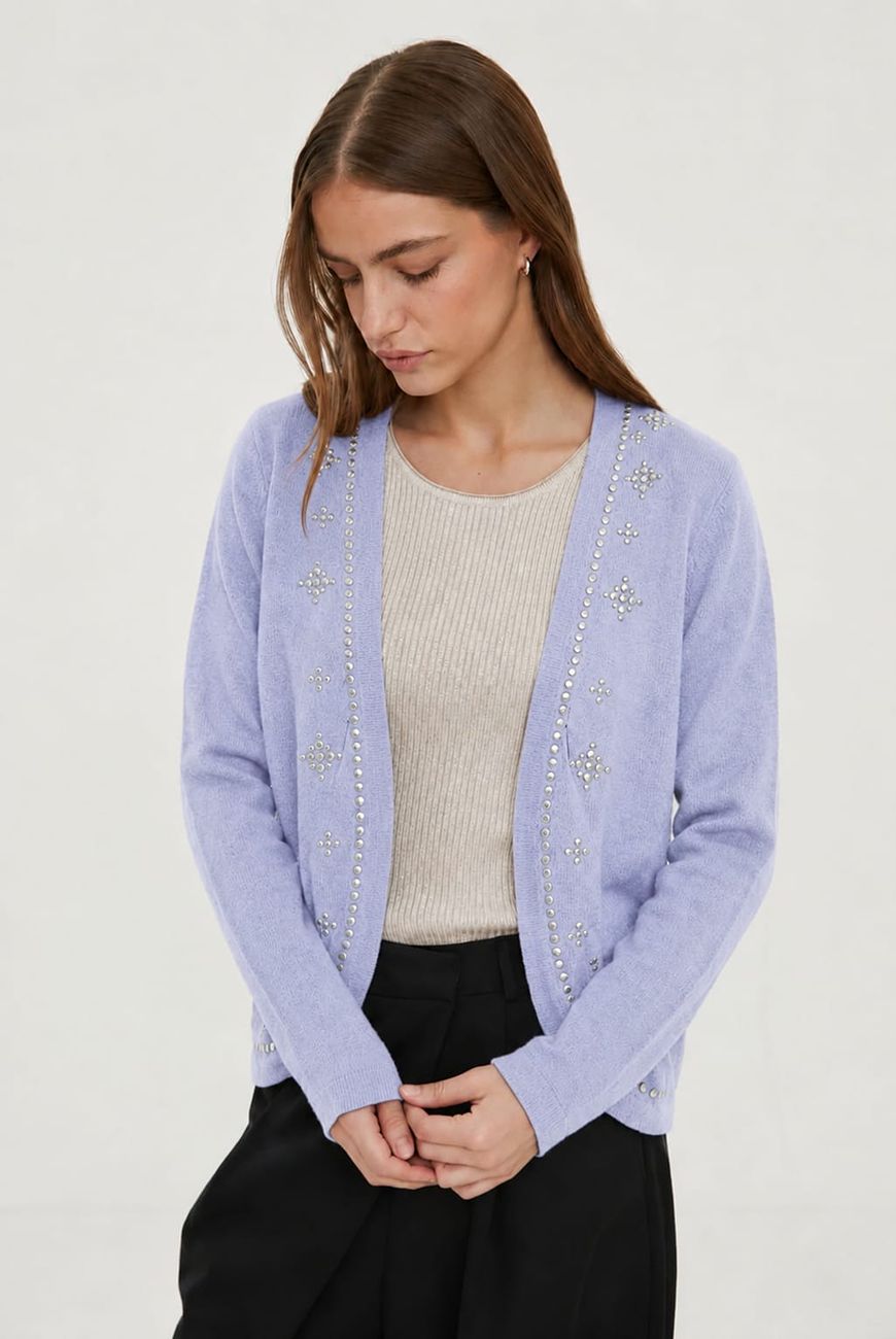 Saco Martina Con Bolsillo y Tachas
