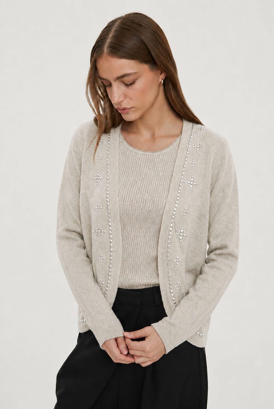Saco Martina Con Bolsillo y Tachas