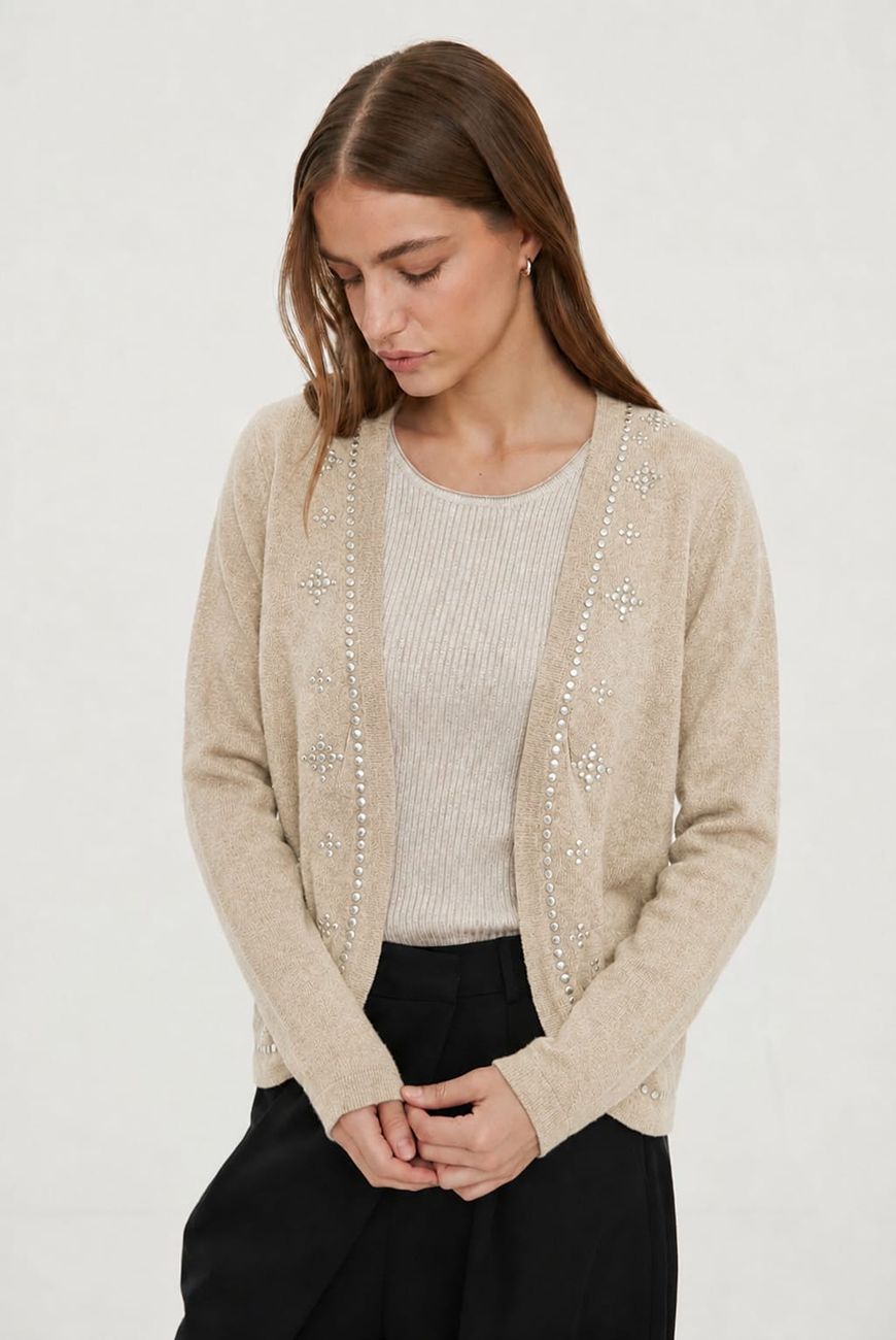 Saco Martina Con Bolsillo y Tachas
