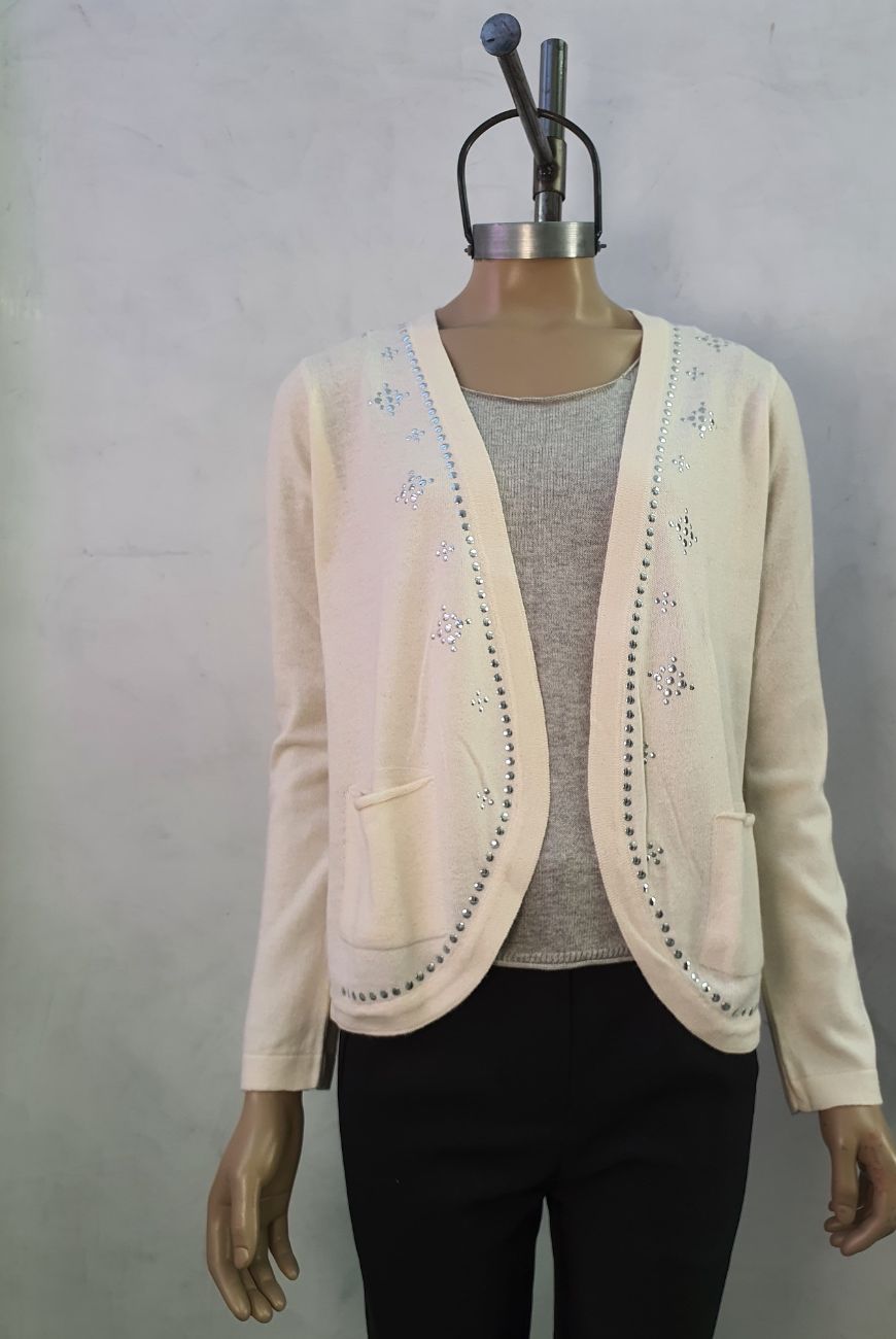 Saco Martina Con Bolsillo y Tachas