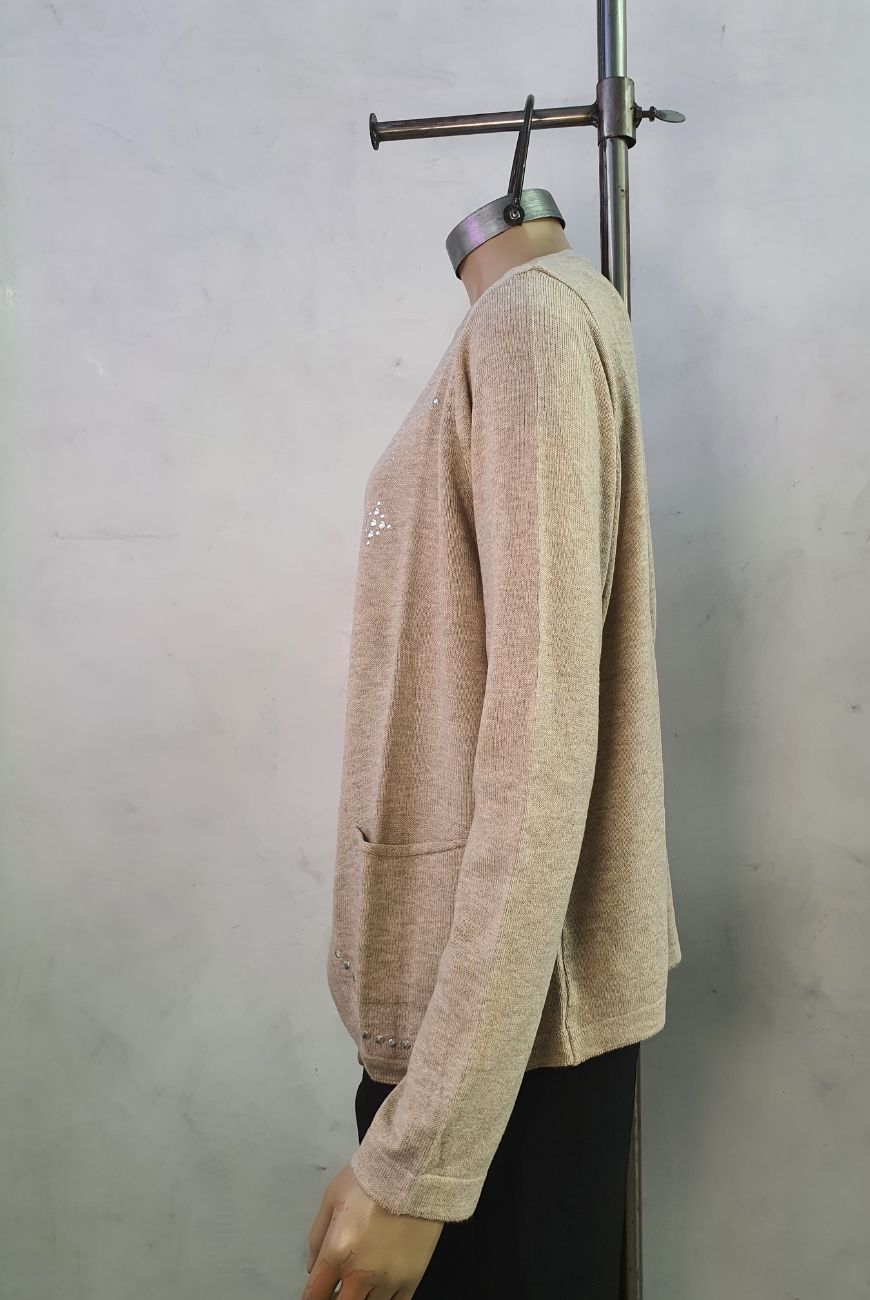 Saco Martina Con Bolsillo y Tachas