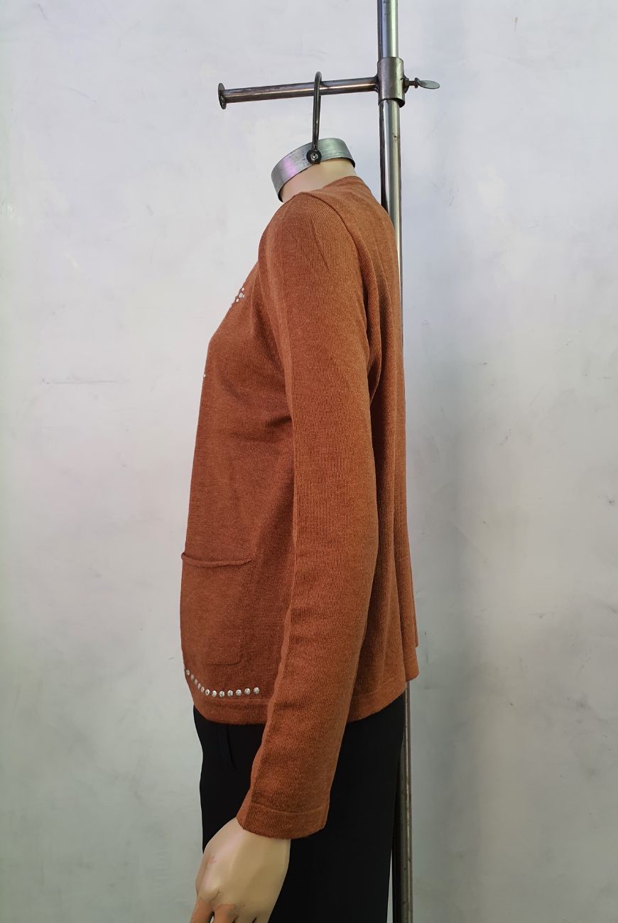 Saco Martina Con Bolsillo y Tachas