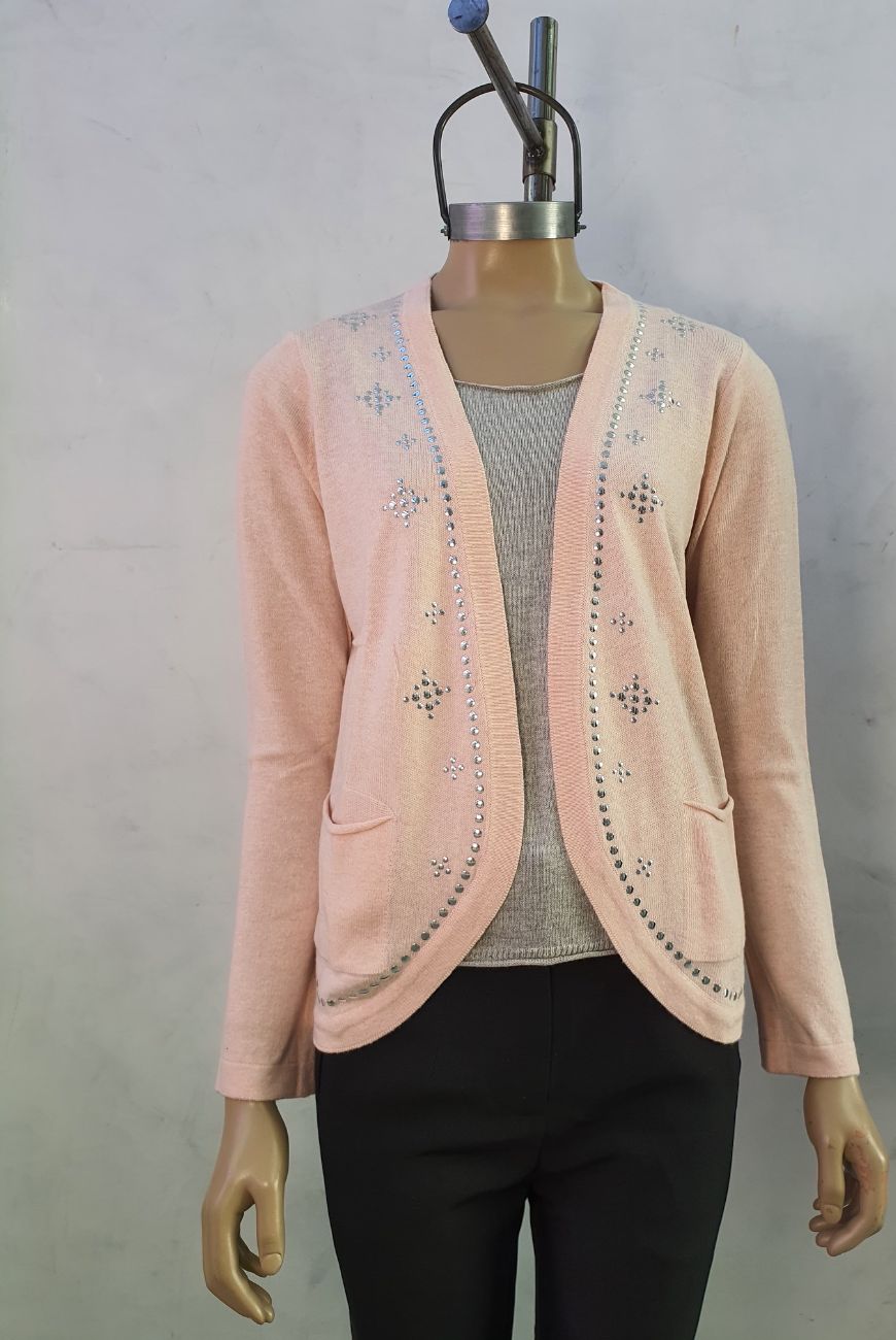 Saco Martina Con Bolsillo y Tachas