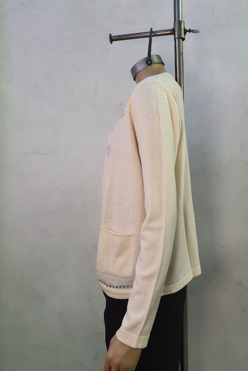 Saco Martina Con Bolsillo y Tachas