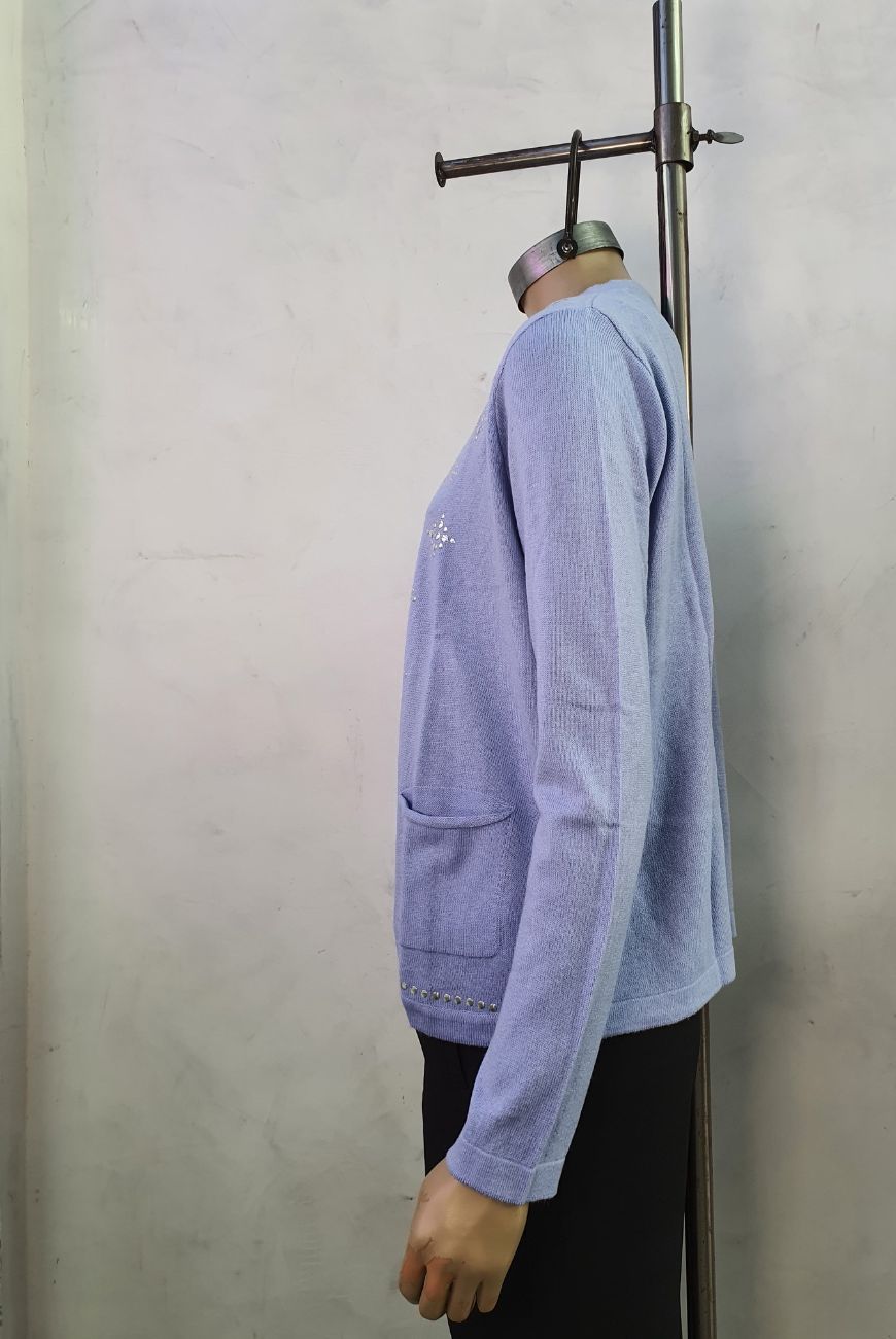 Saco Martina Con Bolsillo y Tachas