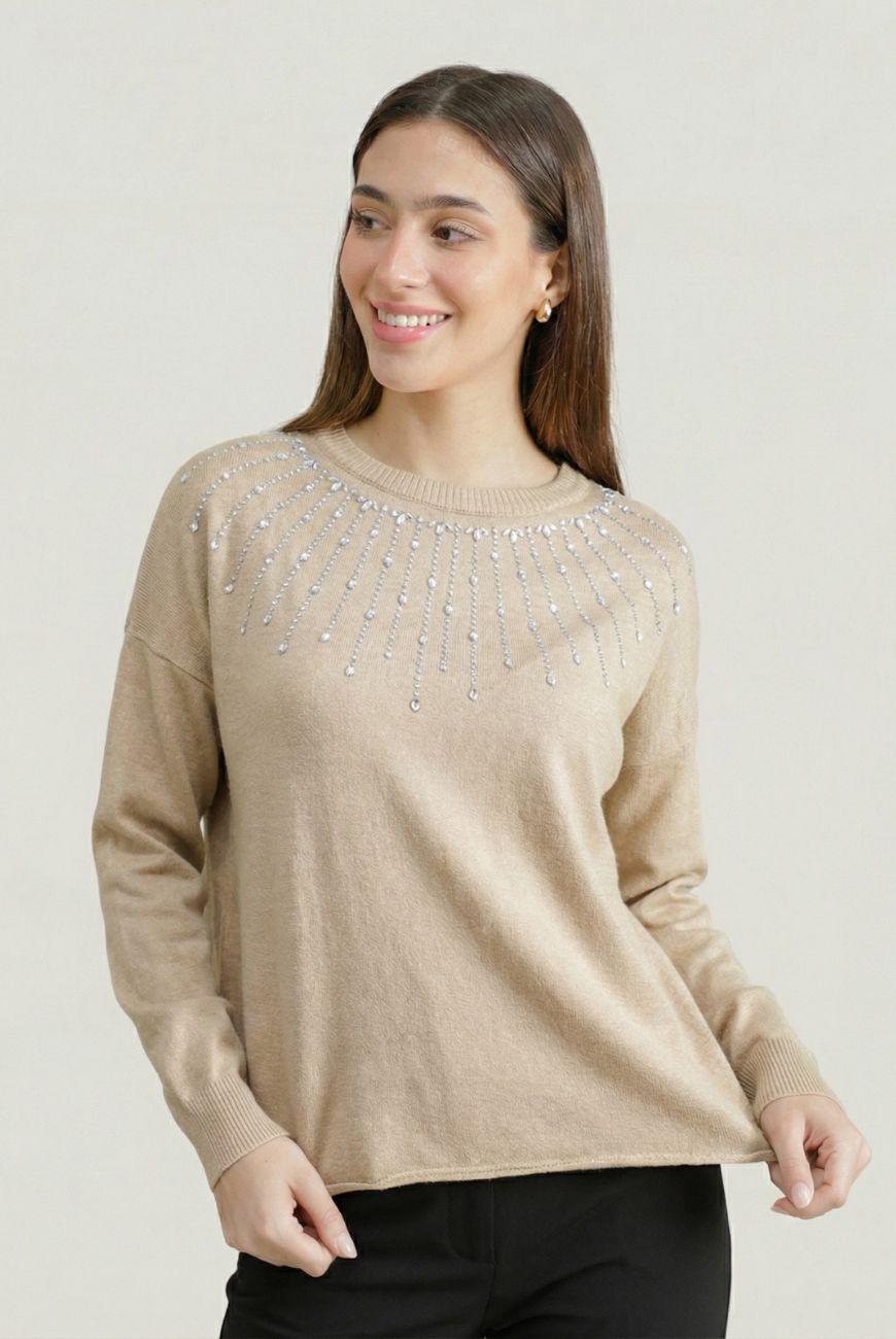 Sweater Melanie Con Tachas