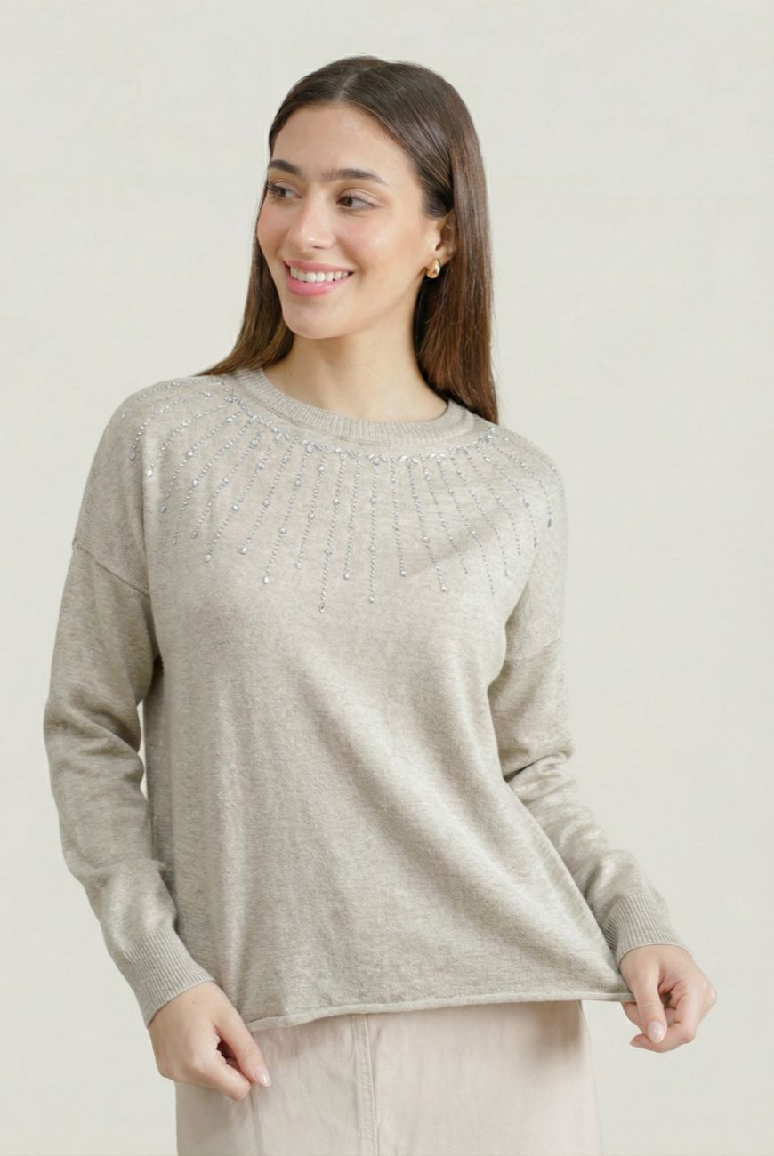 Sweater Melanie Con Tachas