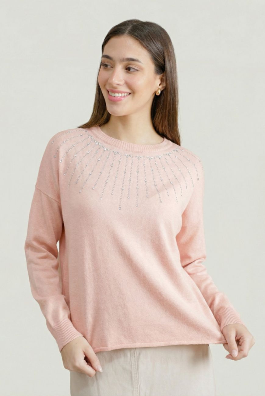 Sweater Melanie Con Tachas