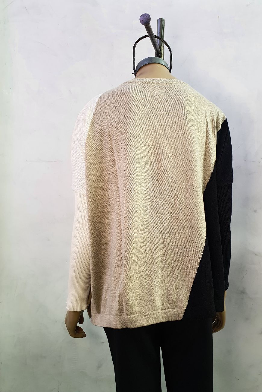 Sweater Agustina Combinado Manga Morley