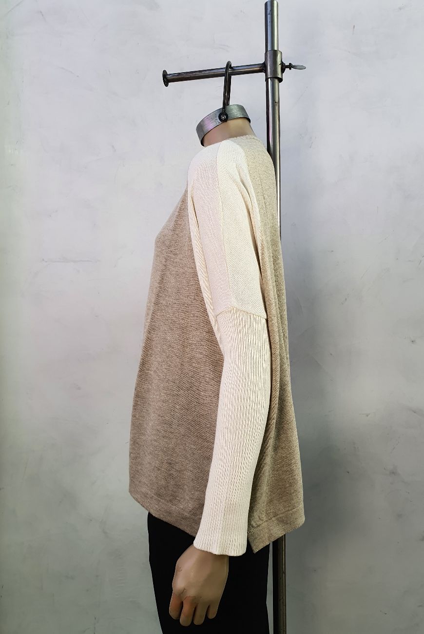 Sweater Agustina Combinado Manga Morley