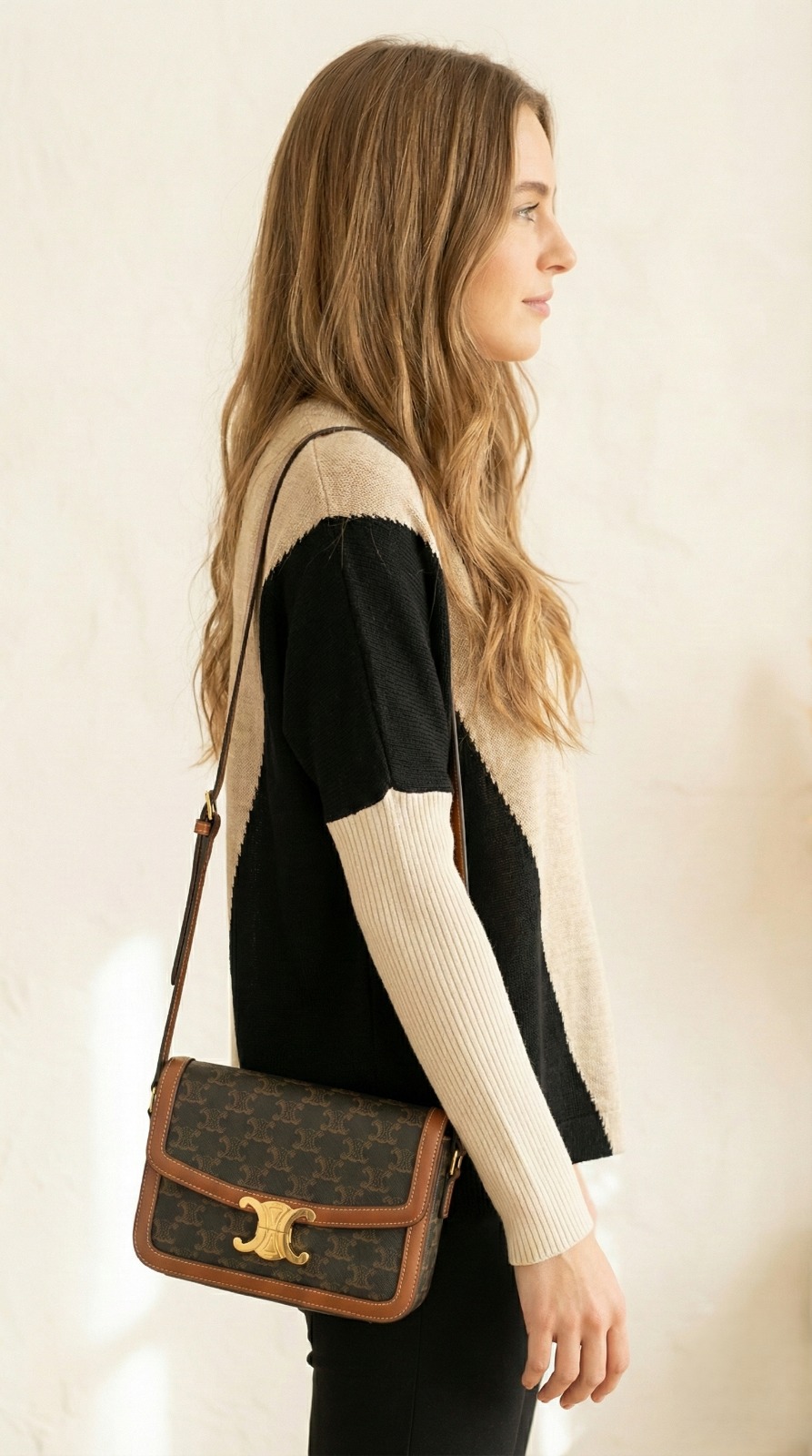 Sweater Agustina Combinado Manga Morley