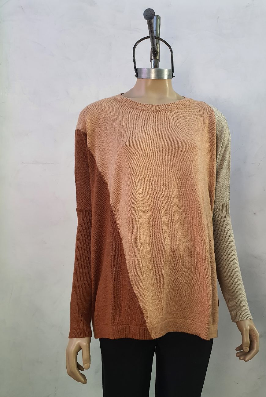 Sweater Agustina Combinado Manga Morley