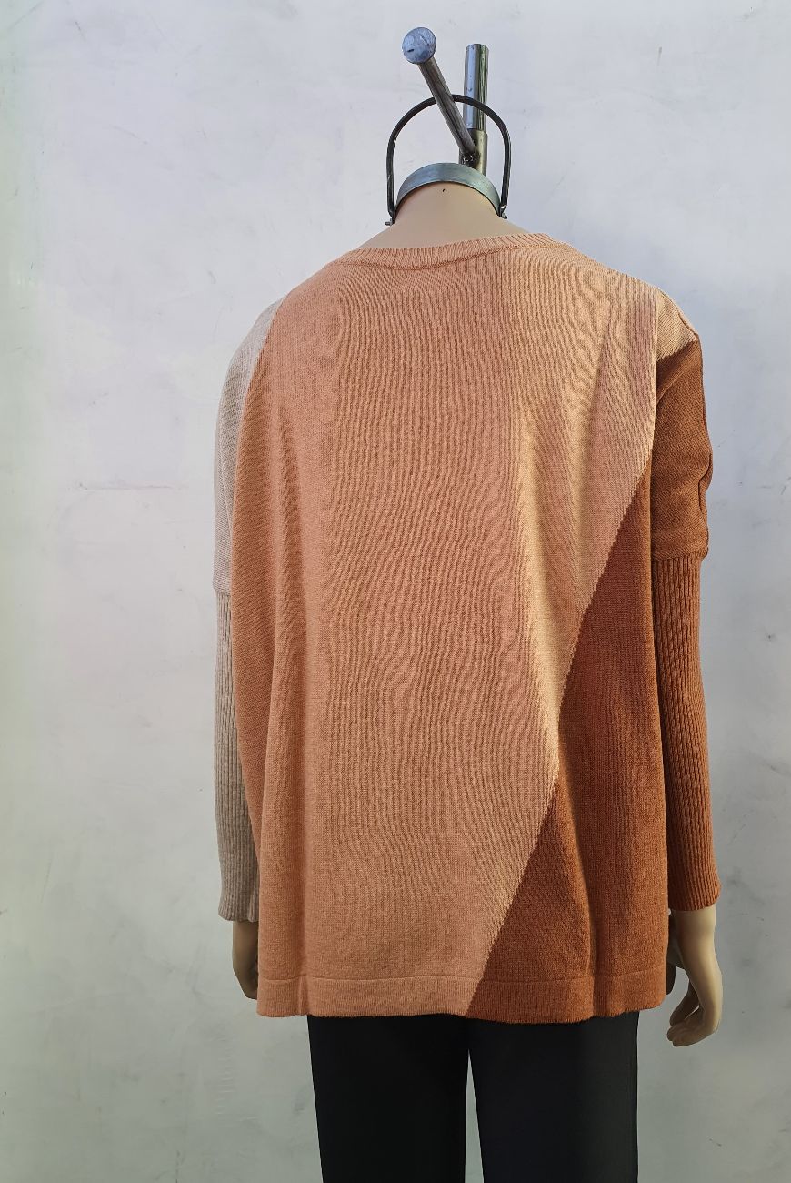Sweater Agustina Combinado Manga Morley