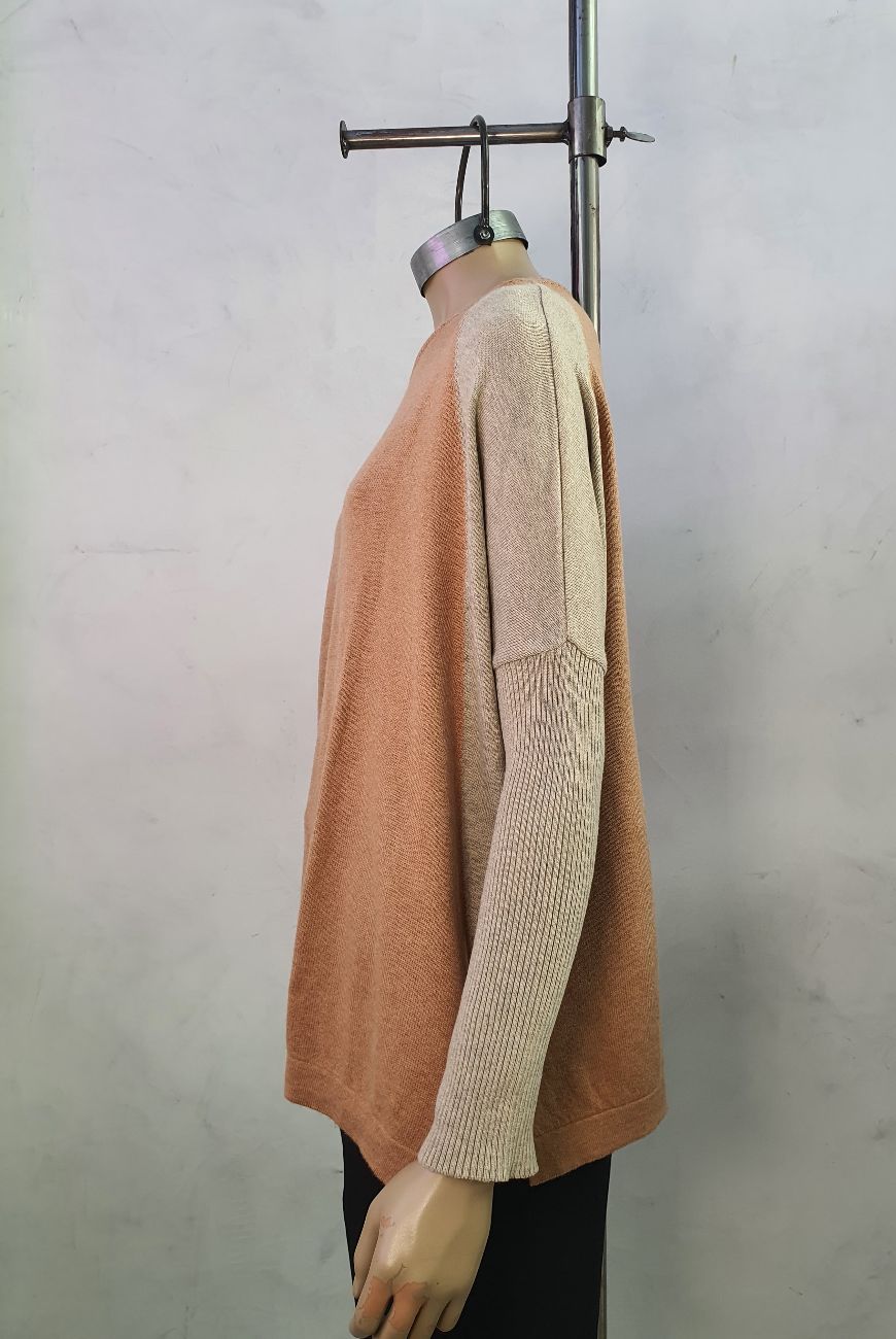 Sweater Agustina Combinado Manga Morley