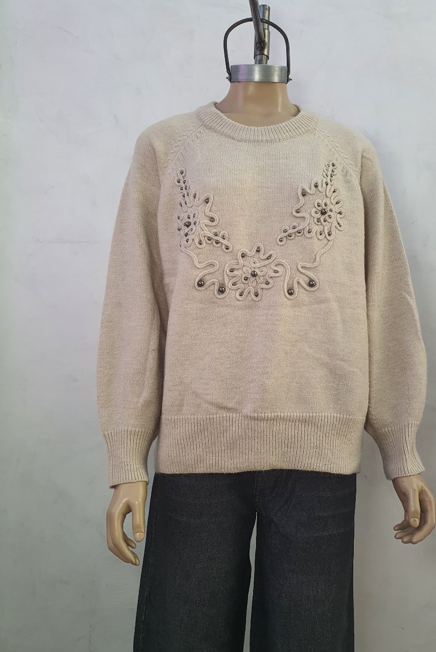 Sweater Melina Con Aplique