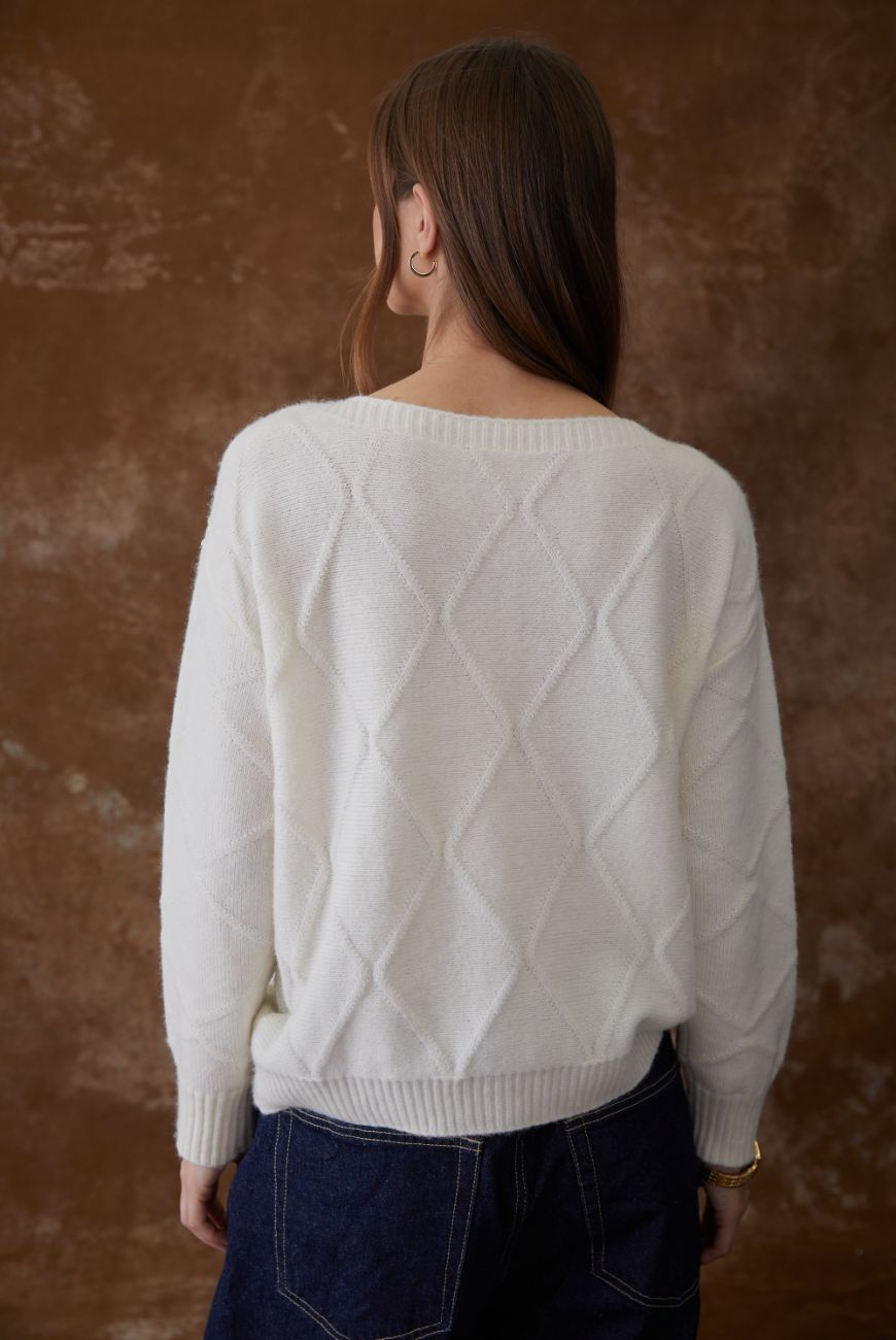 Sweater Confort Luna Con Lentejuelas