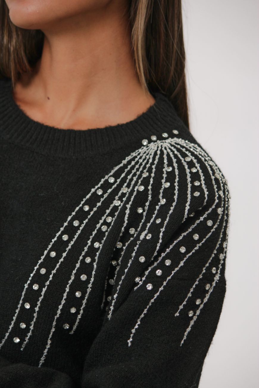 Sweater Dulce Brisa Con Piedras