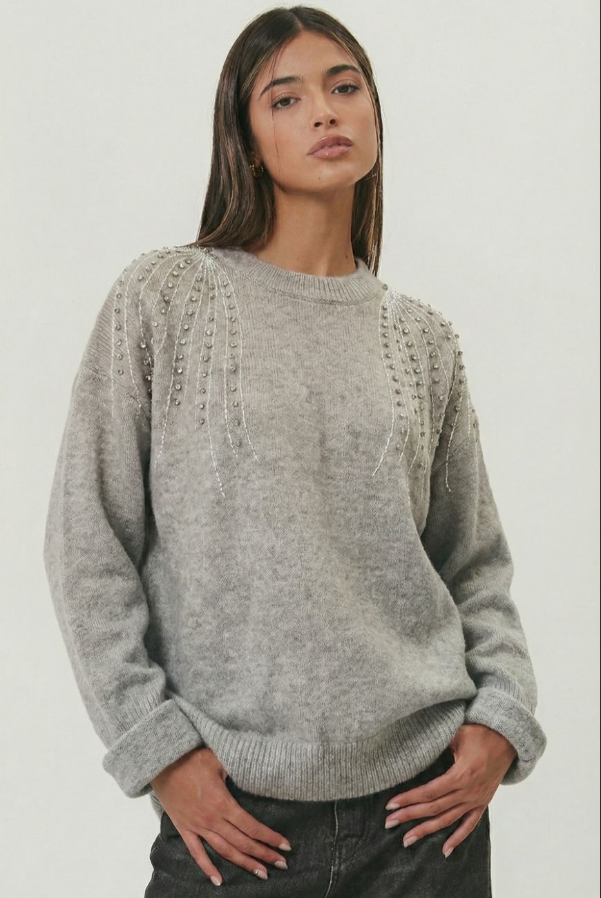 Sweater Dulce Brisa Con Piedras