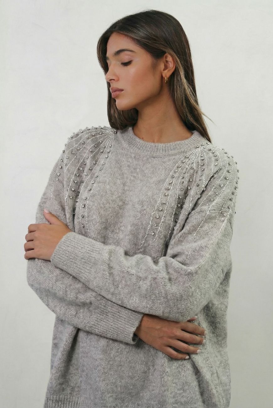 Sweater Dulce Brisa Con Piedras