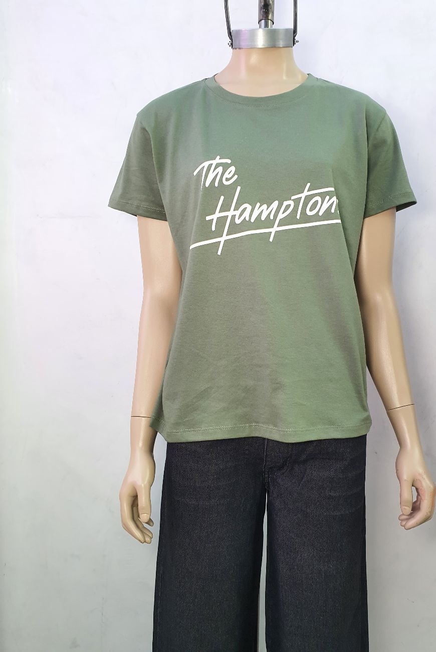 Remera Con Estampa The Hamptions