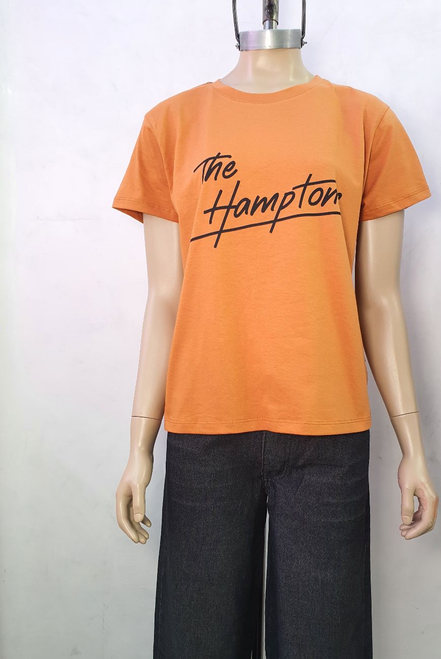 Remera Con Estampa The Hamptions