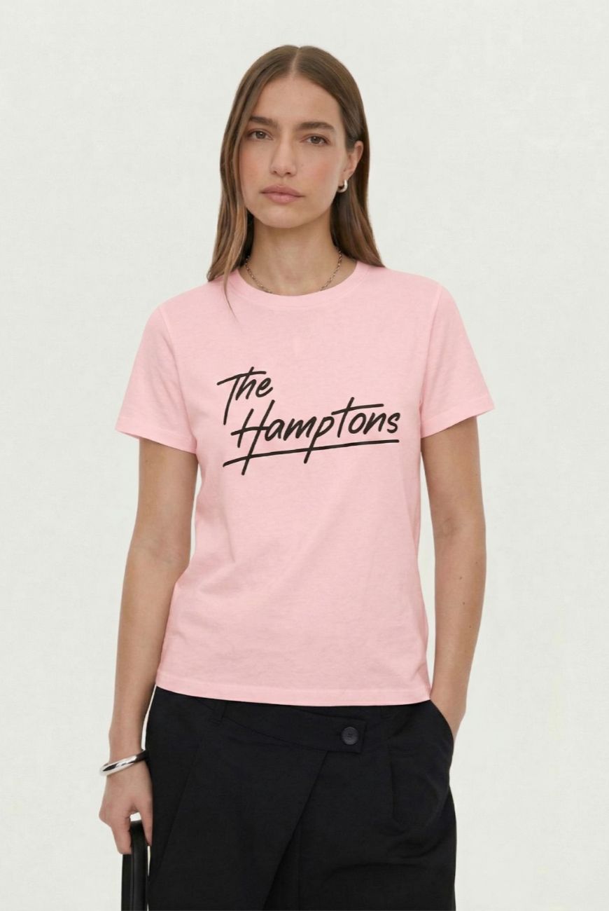Remera Con Estampa The Hamptions