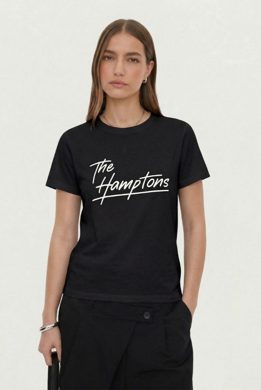Remera Con Estampa The Hamptions