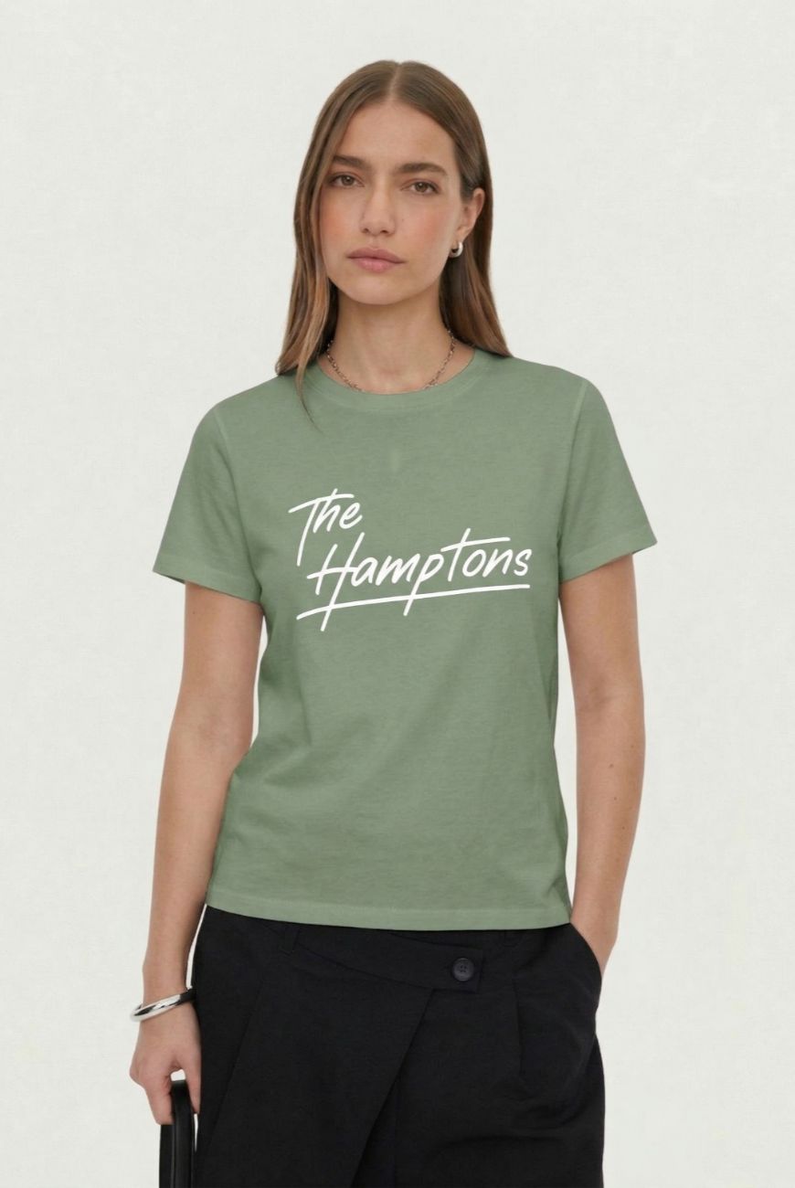 Remera Con Estampa The Hamptions