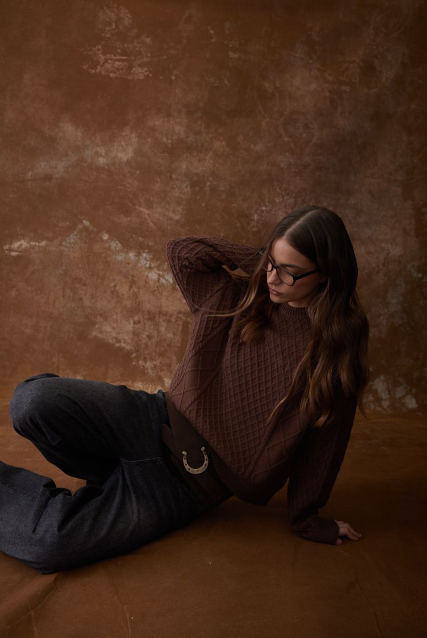 Sweater Mily Con Trenza