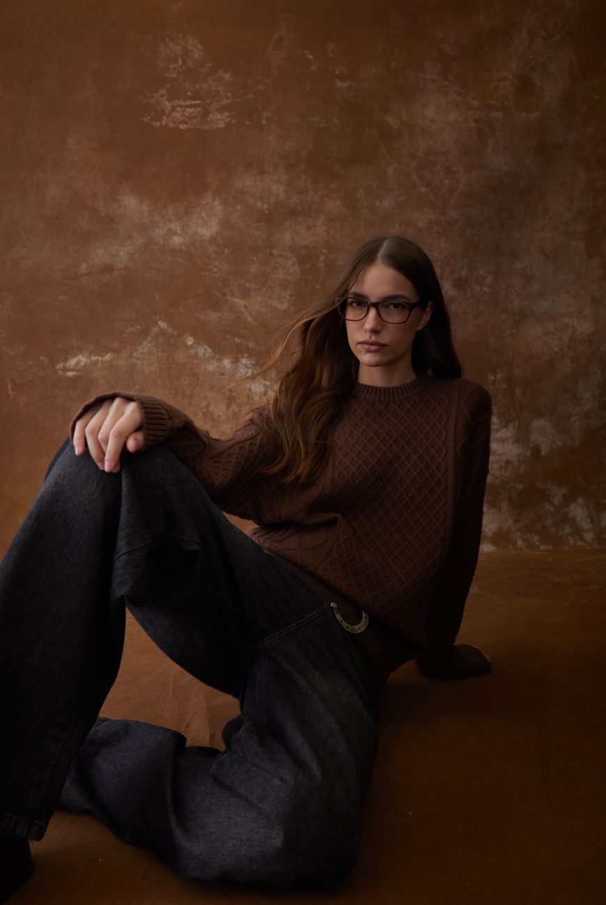 Sweater Mily Con Trenza