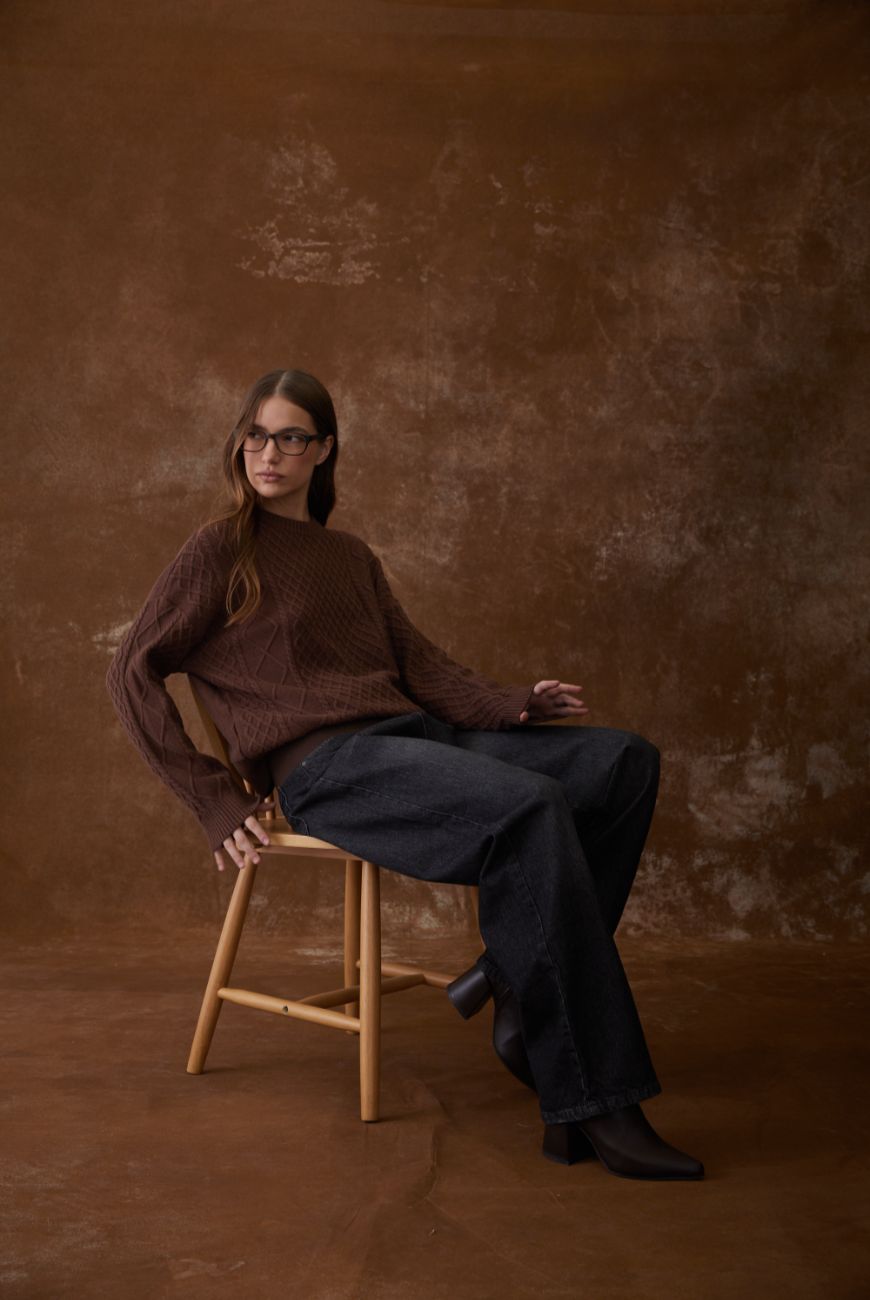 Sweater Mily Con Trenza