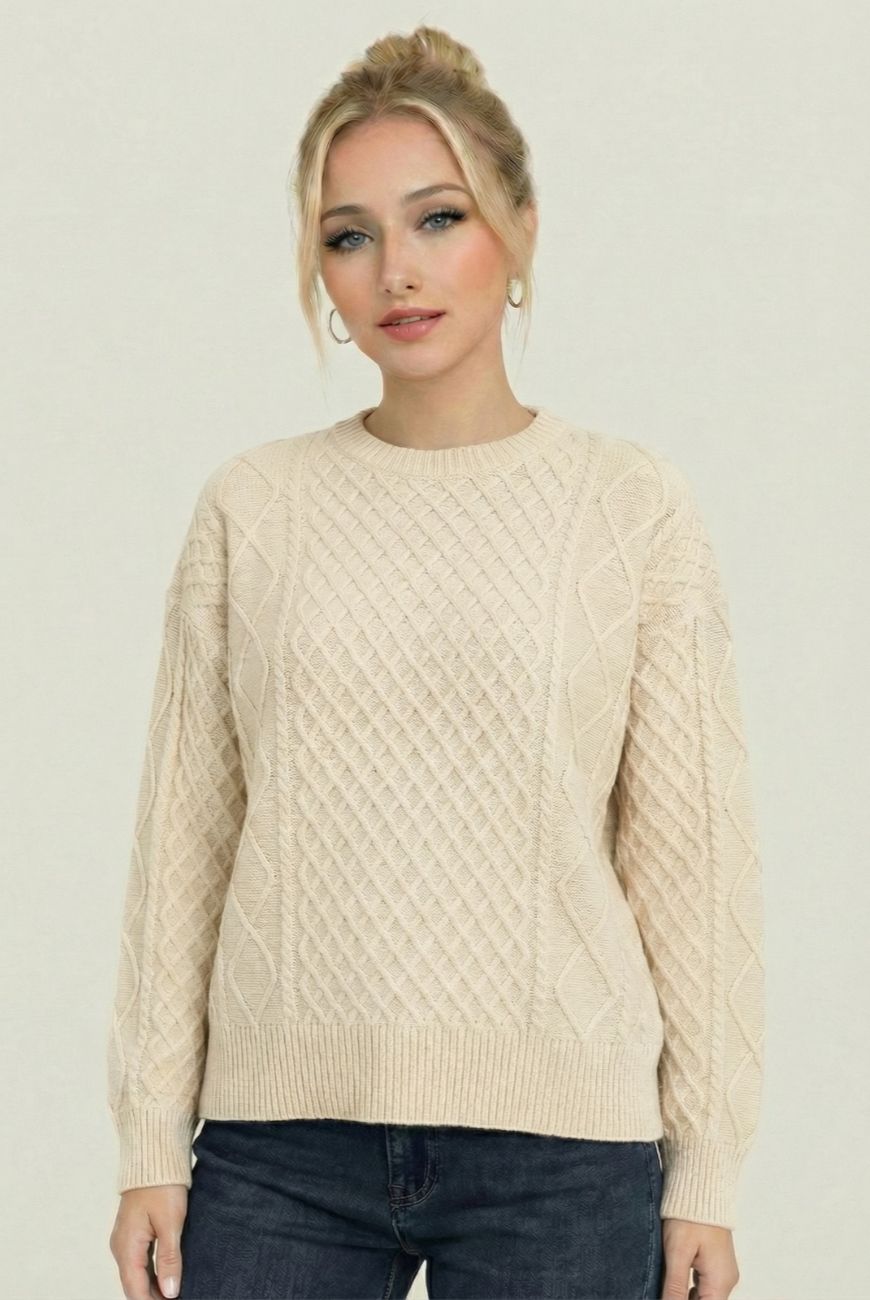 Sweater Mily Con Trenza