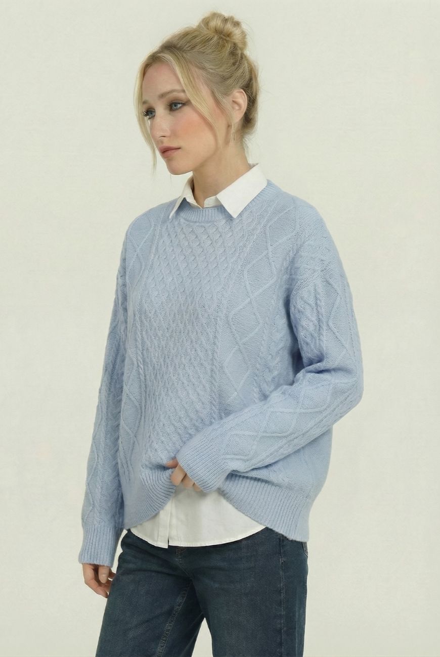 Sweater Mily Con Trenza