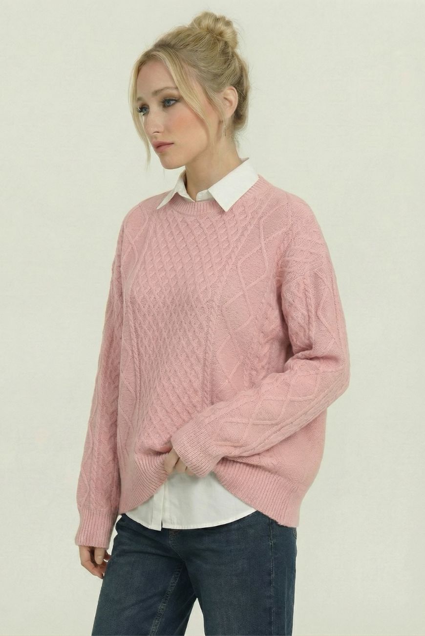 Sweater Mily Con Trenza