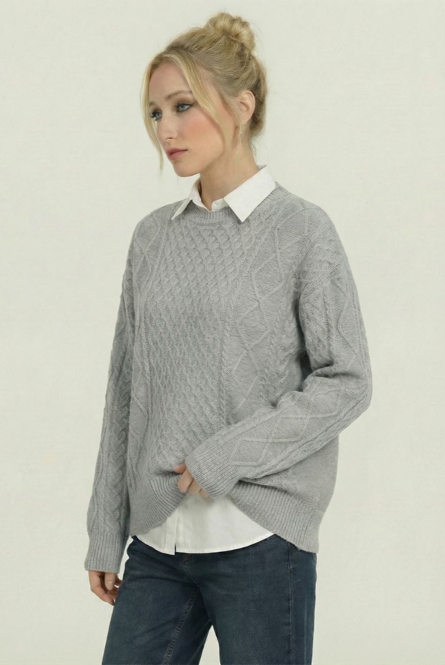 Sweater Mily Con Trenza