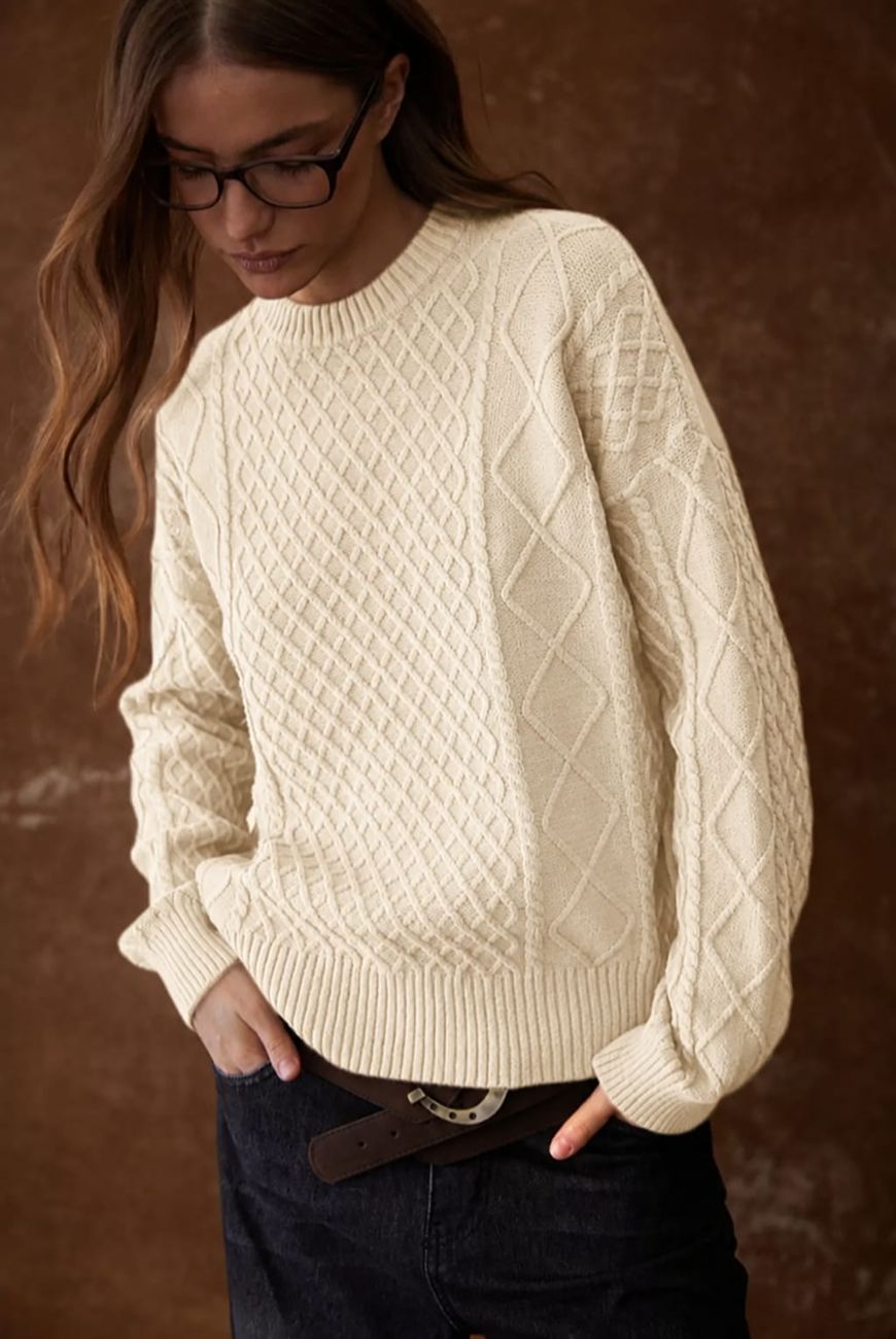 Sweater Mily Con Trenza
