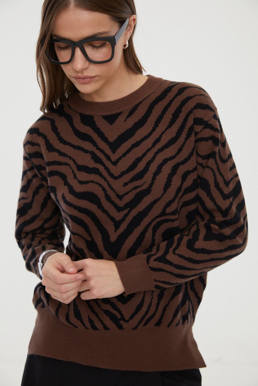 Sweater Cebra Con Tajo