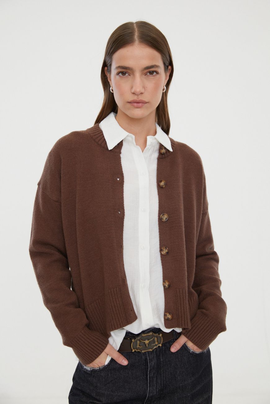 Saco Emma Con Botones Y tajo