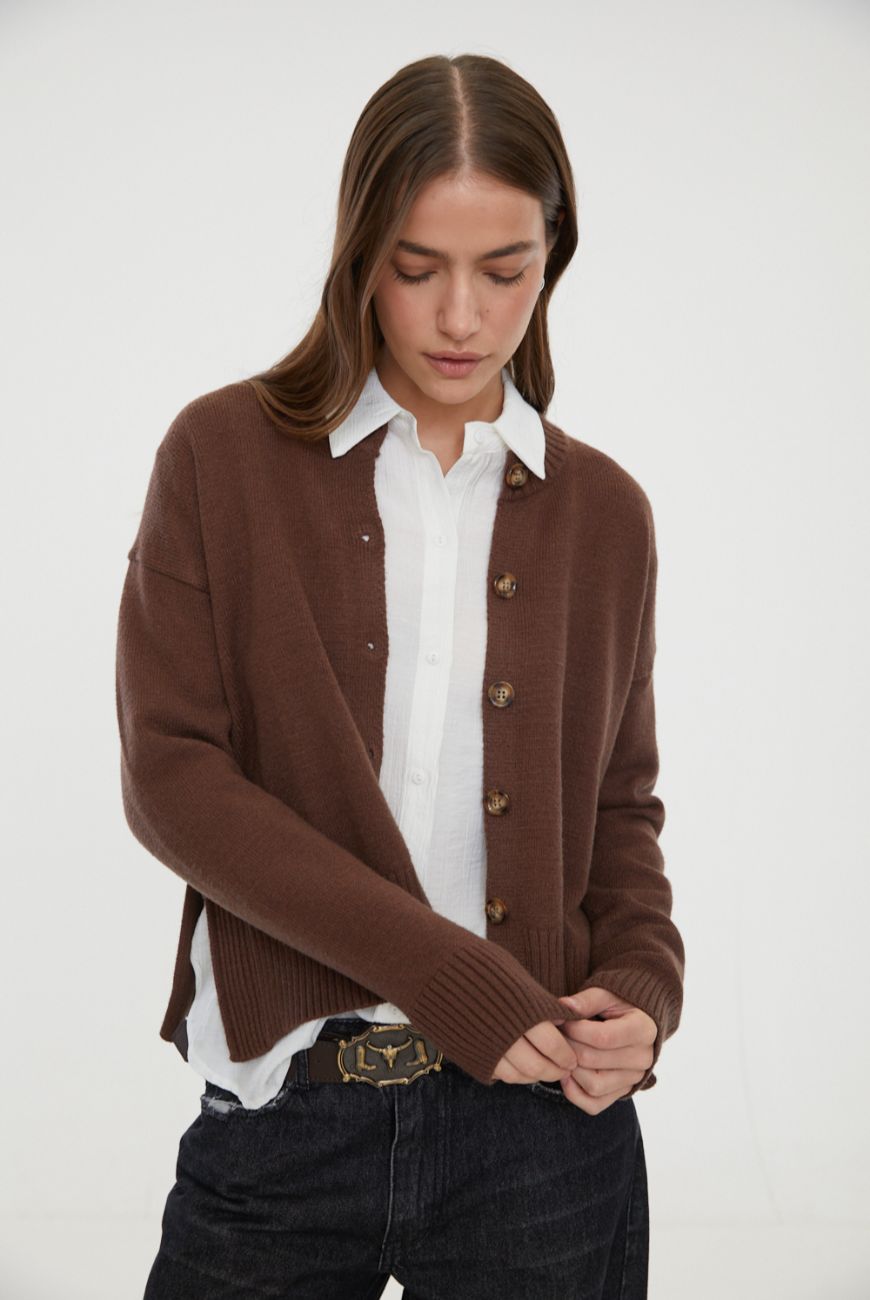 Saco Emma Con Botones Y tajo