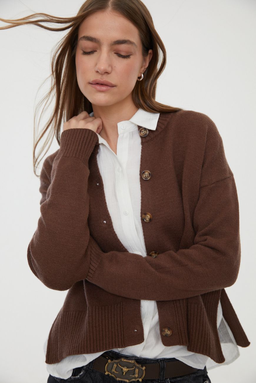 Saco Emma Con Botones Y tajo