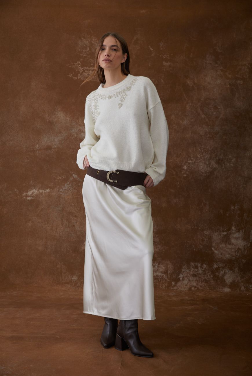 Sweater Selena Con Aplique