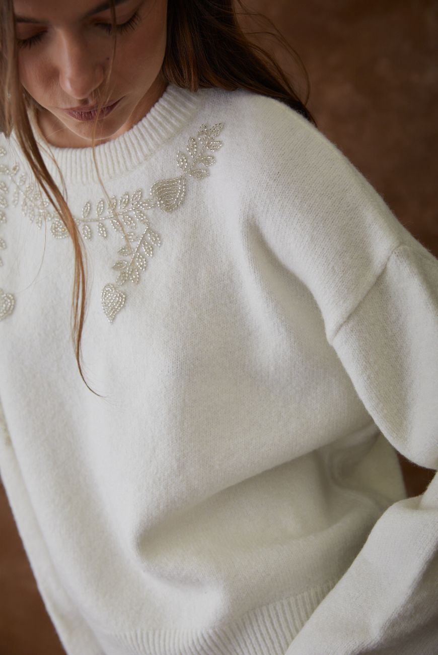 Sweater Selena Con Aplique