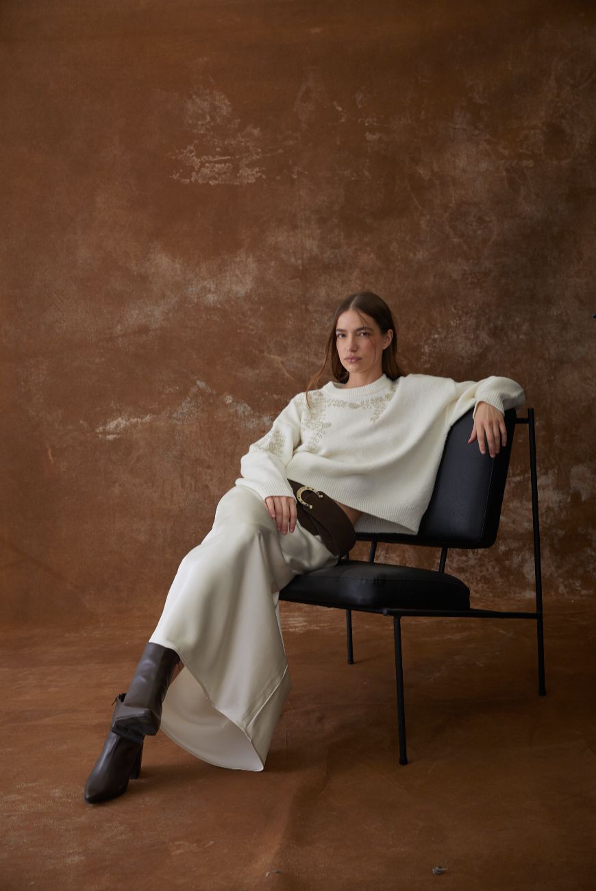 Sweater Selena Con Aplique