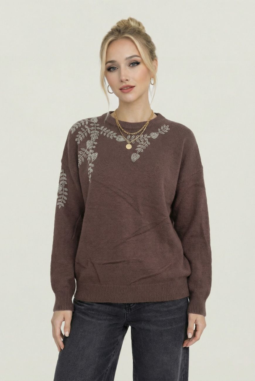 Sweater Selena Con Aplique