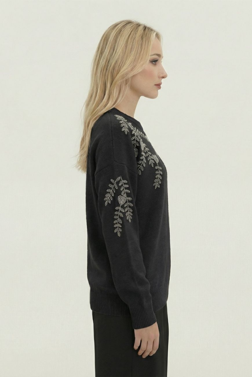 Sweater Selena Con Aplique