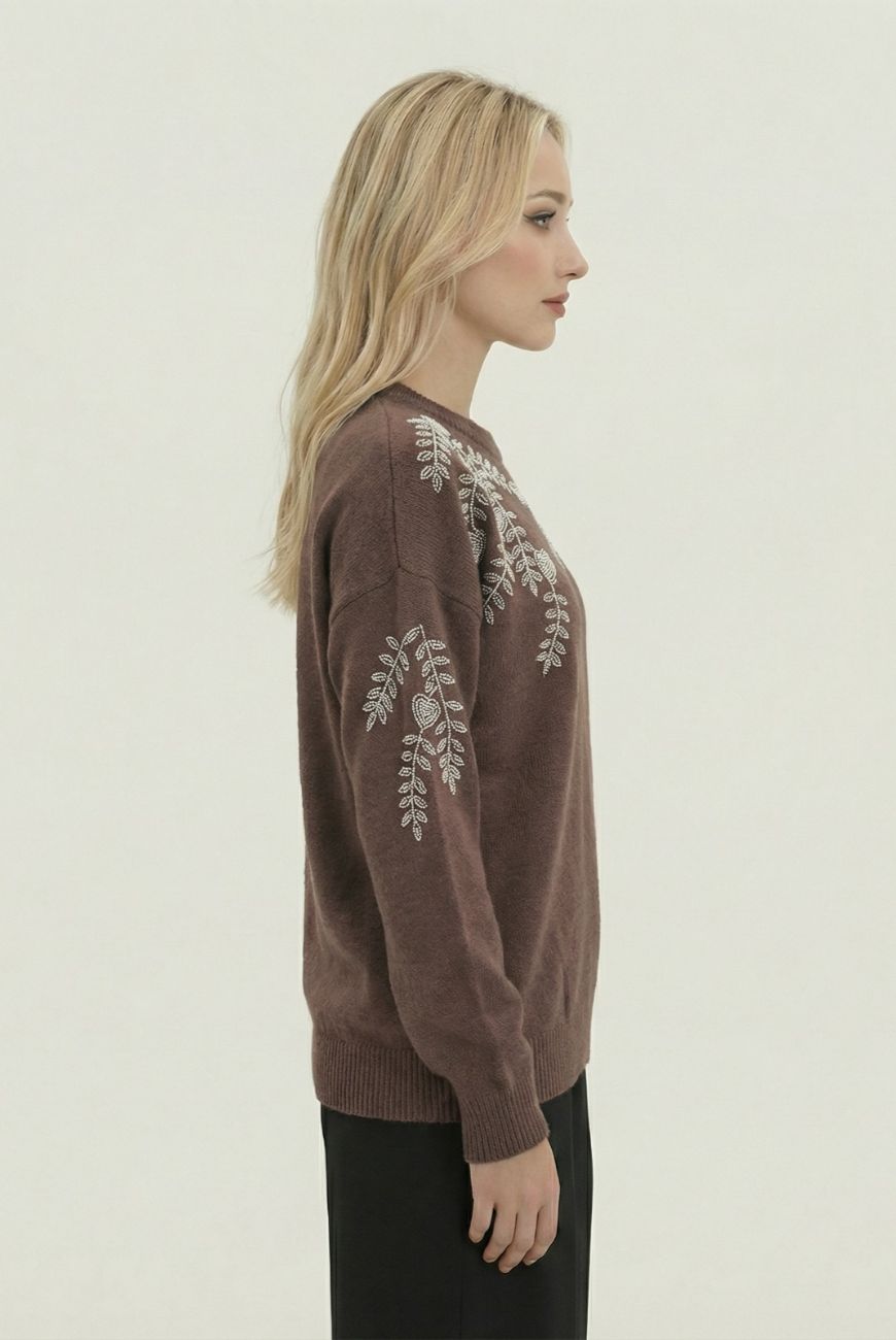 Sweater Selena Con Aplique