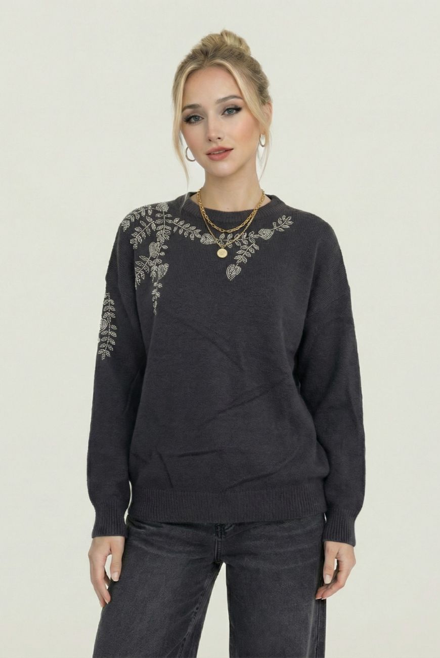 Sweater Selena Con Aplique