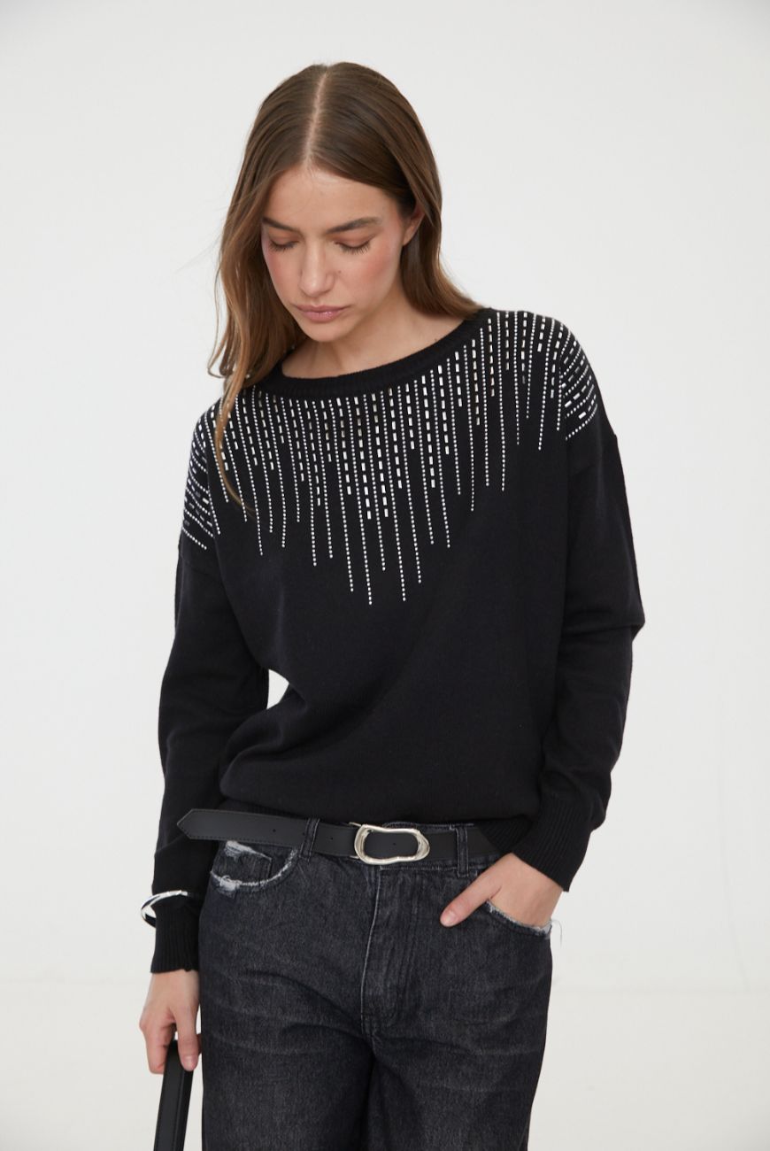 Sweater Milena Con Tachas