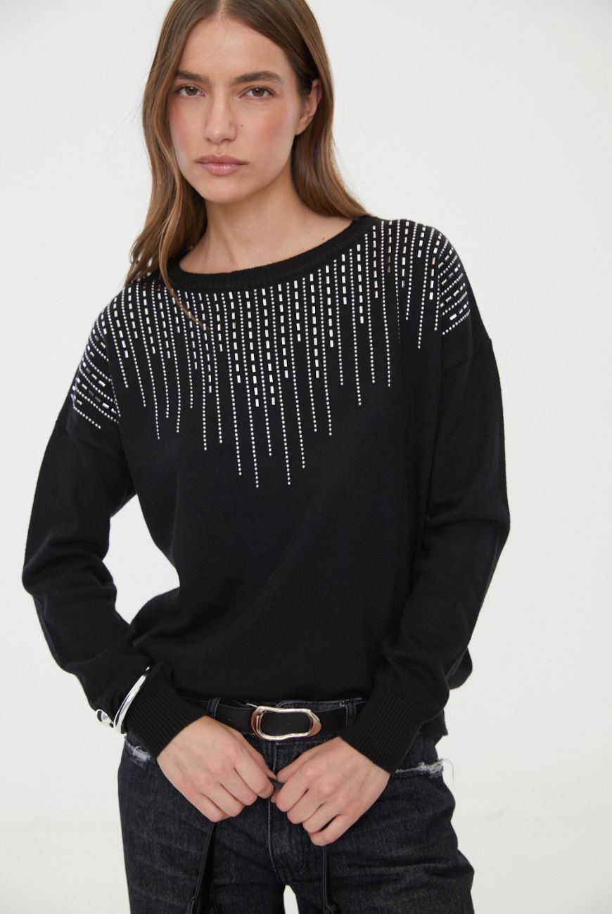 Sweater Milena Con Tachas